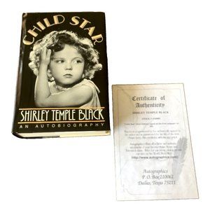 Child Star An Autobiography Shirley Temple Black 1st Ed. HC/DJ Signed Unread COA